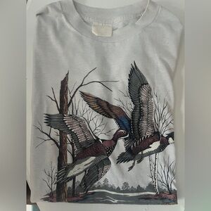 VTG Jack Matthews Collection wildlife artist short sleeve  mallard tee.